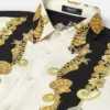 Camisa de seda Coral Theatre