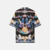 Camisa de seda Coral Theatre