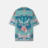 Camisa de seda Coral Theatre