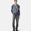 Camisa de seda Versace Safari Camisa de seda Versace Safari