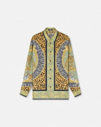 Camisa de seda Wild Cats