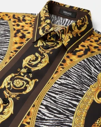 Camisa de seda Wild Cats