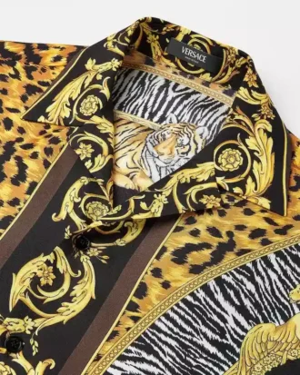 Camisa de seda Wild Cats