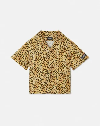 Camisa estampada de cady para niño