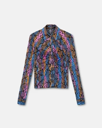 Camisa estampada de jersey de viscosa