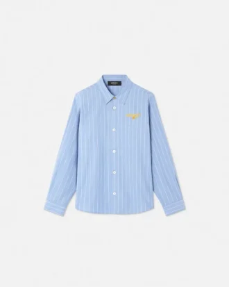 Camisa infantil a rayas con logotipo Safety Pin