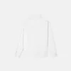 Camisa infantil de popelín de algodón jacquard Camisa infantil de popelín de algodón jacquard