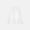 Camisa infantil de popelín de algodón jacquard Camisa infantil de popelín de algodón jacquard