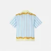 Camisa infantil de seda a rayas Barocco Camisa infantil de seda a rayas Barocco
