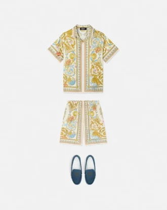 Camisa infantil de seda Barocco Silk