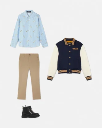Camisa infantil Pinstripe Pin