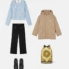 Parka bordada Versace Milano Kids Parka bordada Versace Milano Kids