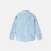 Camisa infantil Pinstripe Pin Camisa infantil Pinstripe Pin