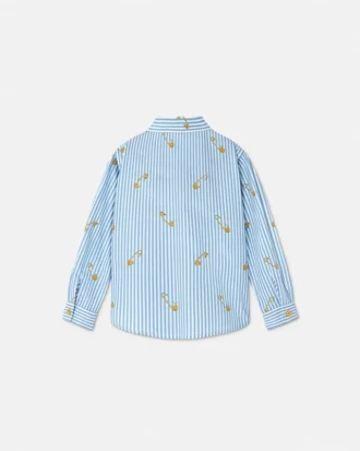 Camisa infantil Pinstripe Pin