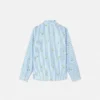 Camisa infantil Pinstripe Pin Camisa infantil Pinstripe Pin