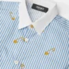 Camisa infantil Pinstripe Pin Camisa infantil Pinstripe Pin