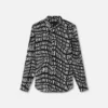 Camisa Liquify Logomania de corte regular Camisa Liquify Logomania de corte regular