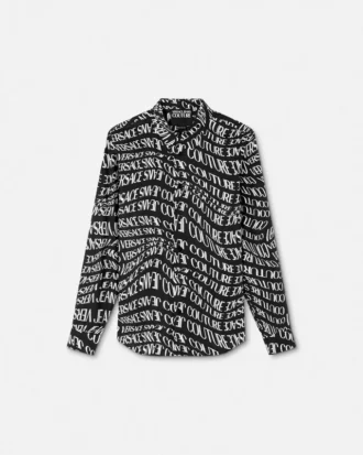 Camisa Liquify Logomania de corte regular