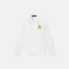 Camisa Oxford para niño con escudo del logotipo de Versace Camisa Oxford para niño con escudo del logotipo de Versace