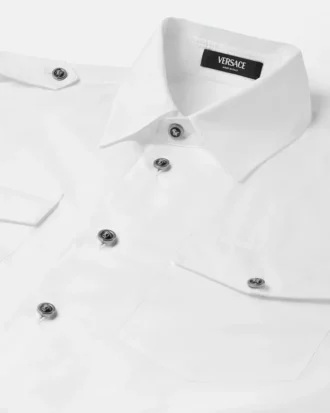 Camisa regular de popelín de algodón Camisa regular de popelín de algodón