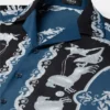 Camisa regular de sarga de seda estampada Camisa regular de sarga de seda estampada