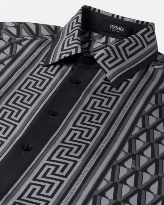 camisa slim de sarga de seda estampada 2 1 330x413 - Camisa slim de sarga de seda estampada