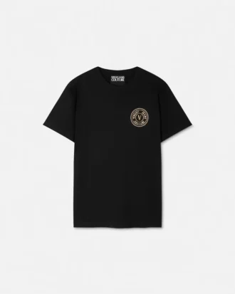 Camiseta ajustada con emblema en V