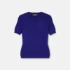 Camiseta ajustada de viscosa elástica jacquard Camiseta ajustada de viscosa elástica jacquard
