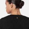 Camiseta ajustada de viscosa elástica jacquard Camiseta ajustada de viscosa elástica jacquard