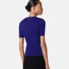 Camiseta ajustada de viscosa elástica jacquard Camiseta ajustada de viscosa elástica jacquard