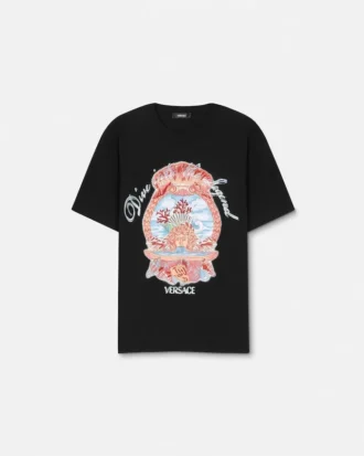Camiseta con bordado Dive In Crest