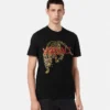 Camiseta con leopardo Versace bordado Camiseta con leopardo Versace bordado