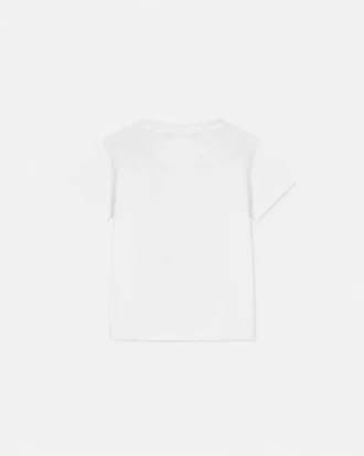 Camiseta con purpurina Versace Milano Kids