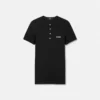 Camiseta de algodón acanalado