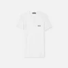 Camiseta de algodón acanalado