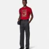 Camiseta de jersey de algodón adornada