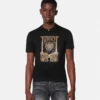 Camiseta de jersey de algodón adornada