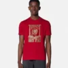 Camiseta de jersey de algodón adornada
