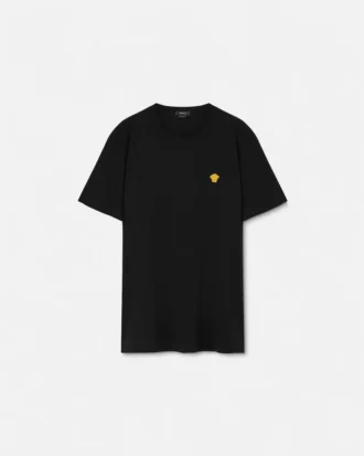 Camiseta de jersey de algodón bordada