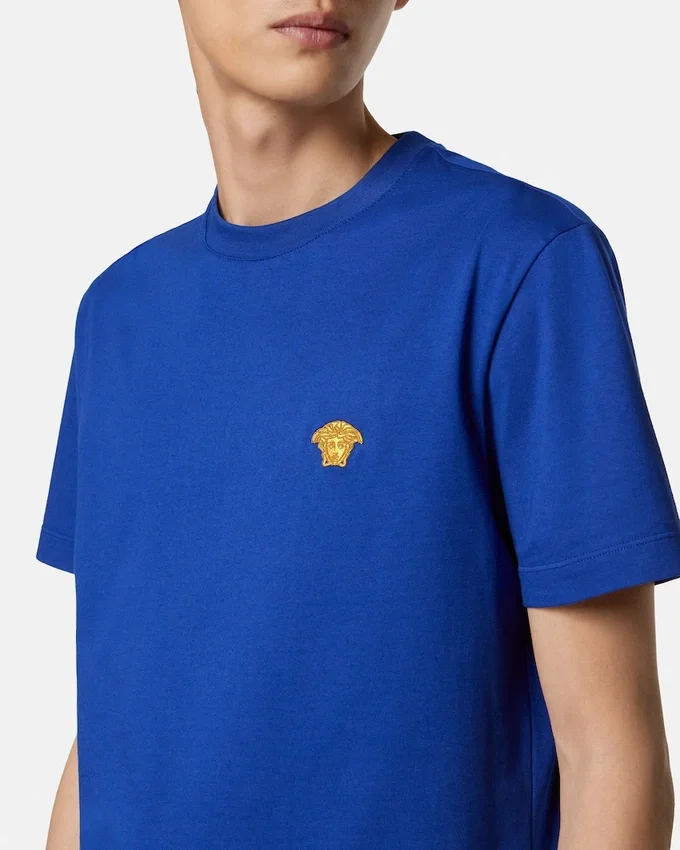 Camiseta de jersey de algodón bordada Camiseta de jersey de algodón bordada
