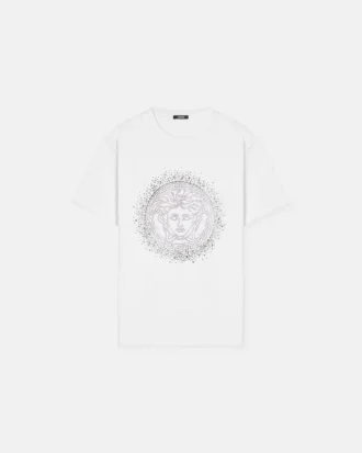 Camiseta de jersey de algodón con adornos