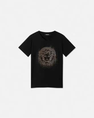 Camiseta de jersey de algodón con adornos para niño