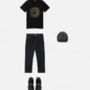 Camiseta de jersey de algodón con adornos para niño Camiseta de jersey de algodón con adornos para niño