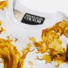 Camiseta de jersey de algodón estampada