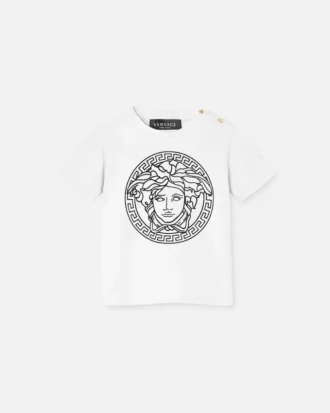 Camiseta de jersey de algodón estampada para bebé