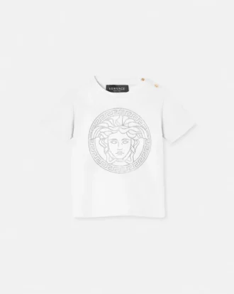 Camiseta de jersey de algodón estampada para bebé