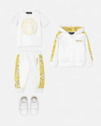Camiseta de jersey de algodón estampada para bebé
