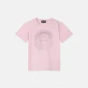 Camiseta de jersey de algodón estampada y adornada para niño Camiseta de jersey de algodón estampada y adornada para niño