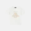 Camiseta de jersey de algodón estampada y adornada para niño Camiseta de jersey de algodón estampada y adornada para niño