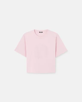 Camiseta estampada de jersey de algodón